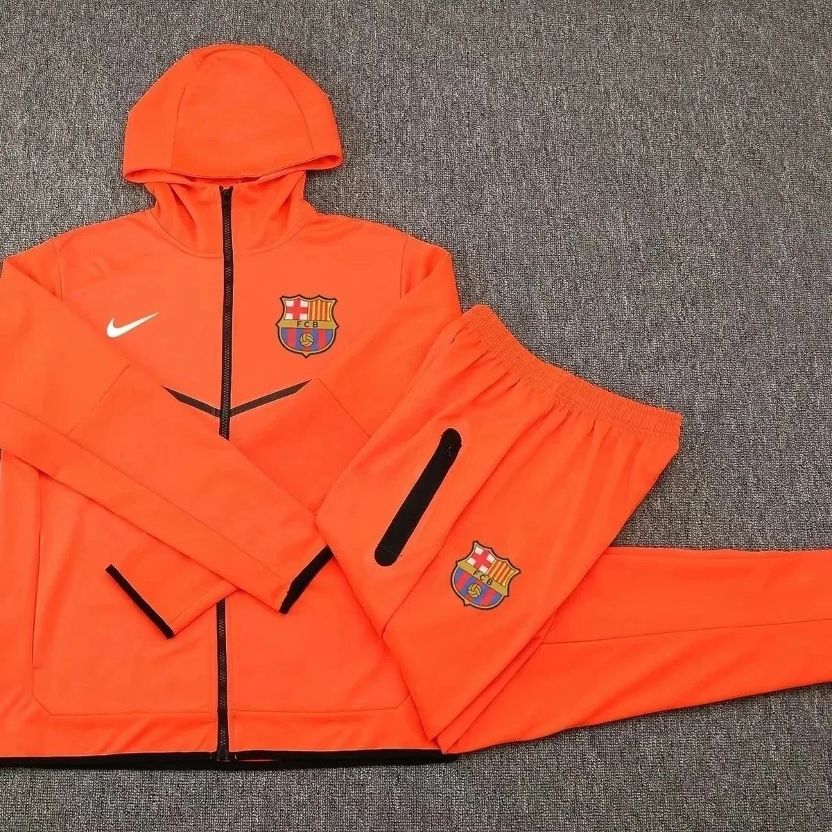 Nike FC Barcelona Orange Tracksuit Set