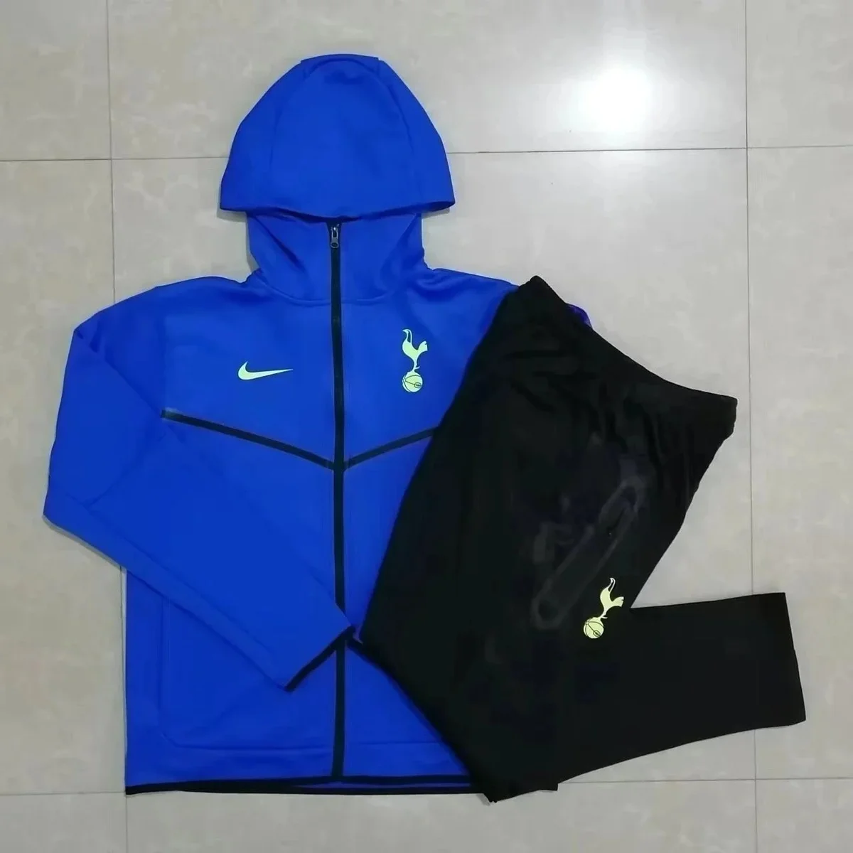 Nike Air Tech Fleece Blue Black Tracksuit