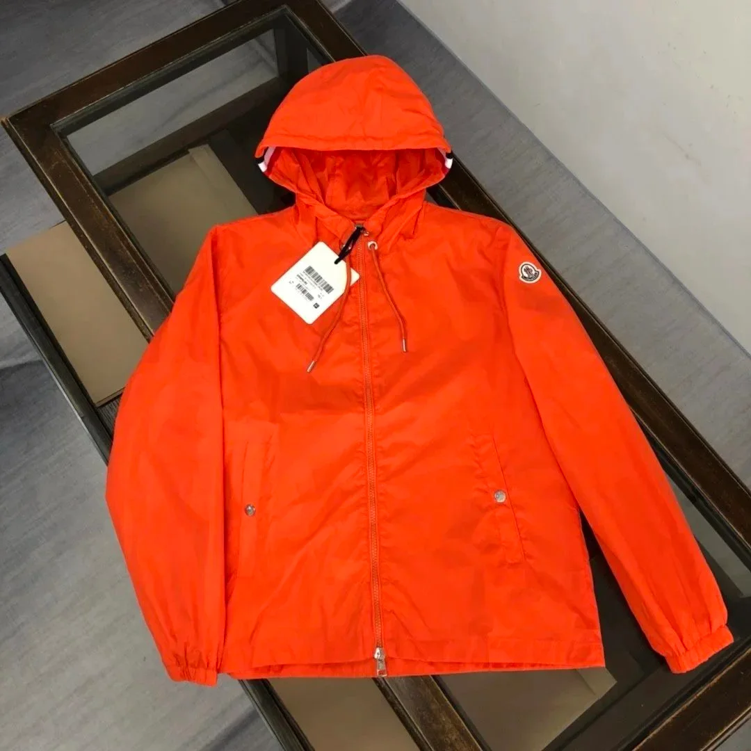Moncler Maya Orange Windbreaker Jacket