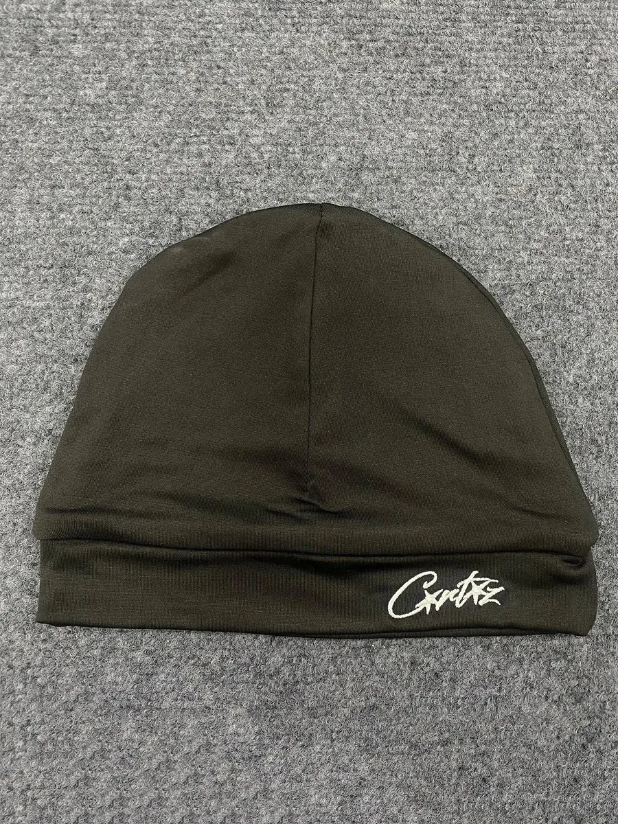 Trapstar Black Beanie with White Logo Headwear