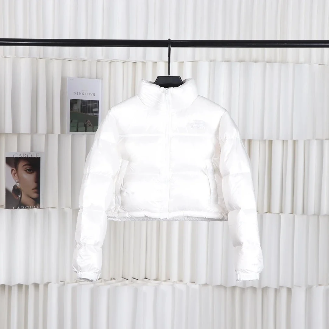 The North Face Nuptse White Parka