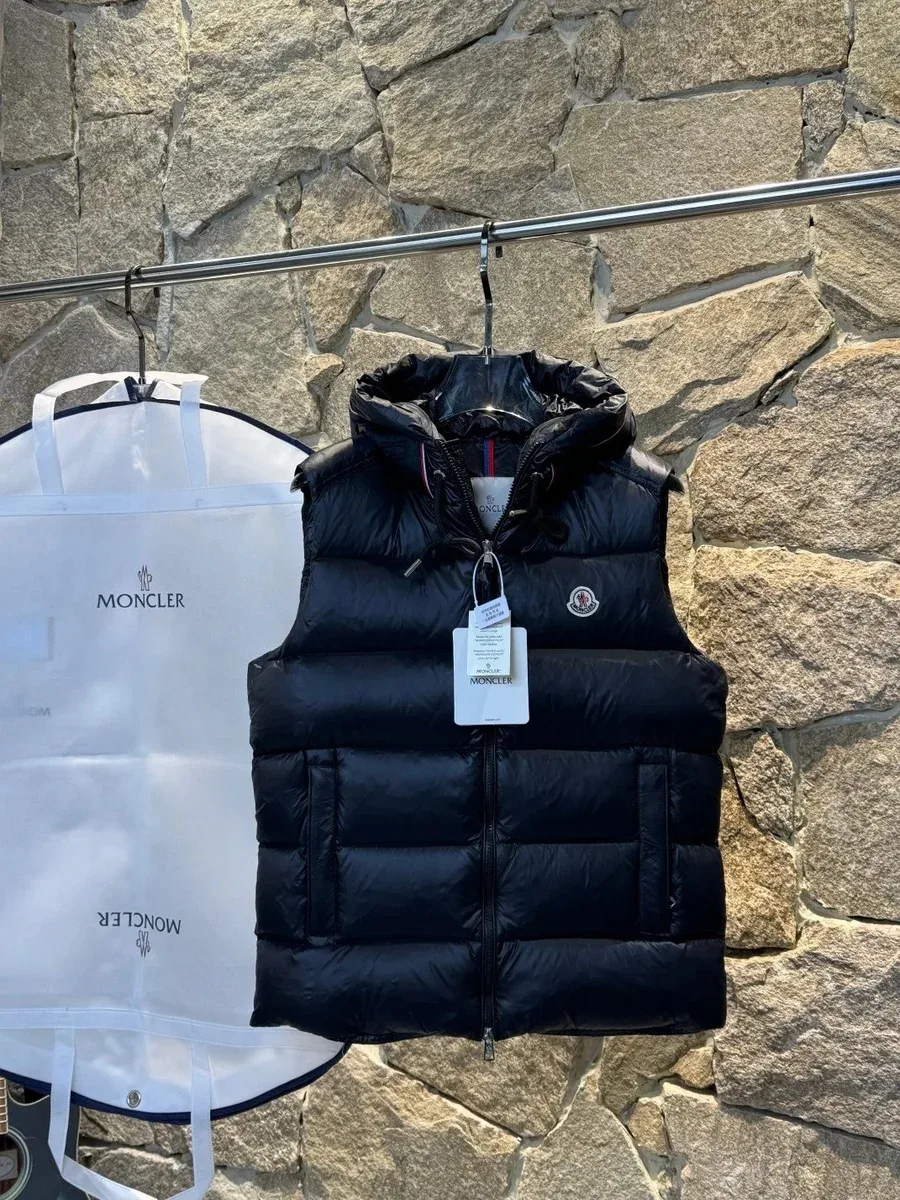 Moncler Black Puffer Vest