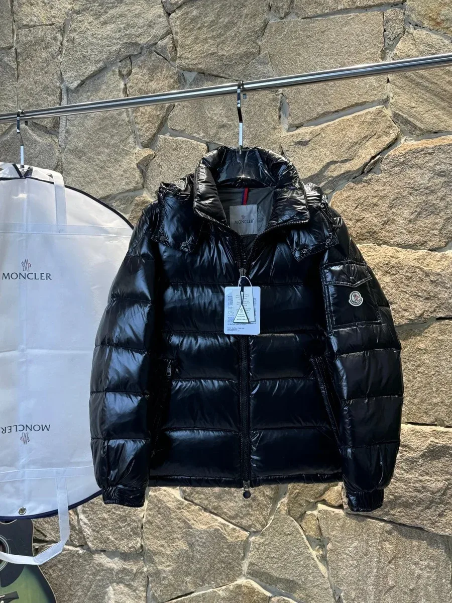 Moncler Black Puffer Parka