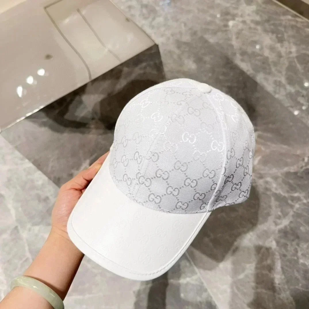 Gucci GG Monogram White Cap