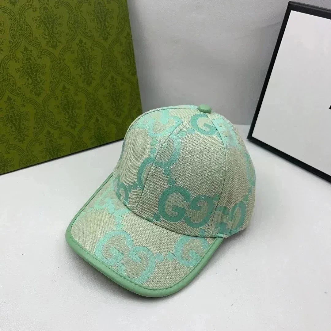 Gucci GG Monogram Mint Green Cap