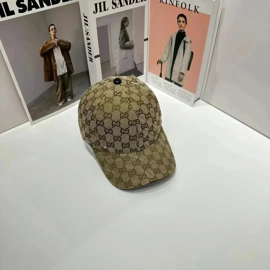 Gucci GG Monogram Beige Cap
