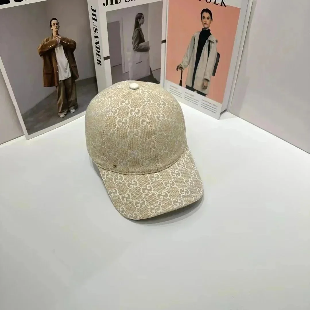 Gucci GG Monogram Beige Cap