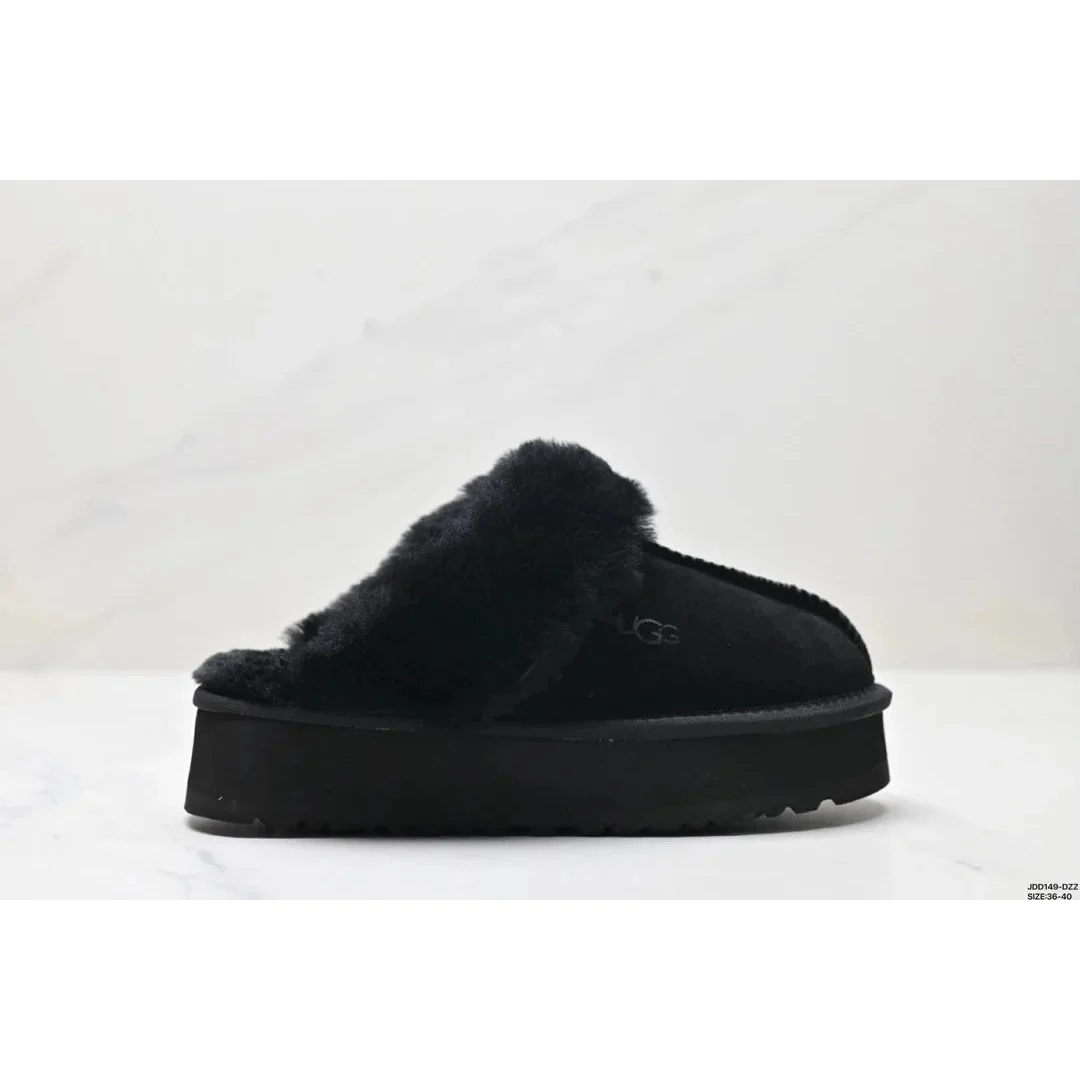 UGG Classic Short Black Slippers