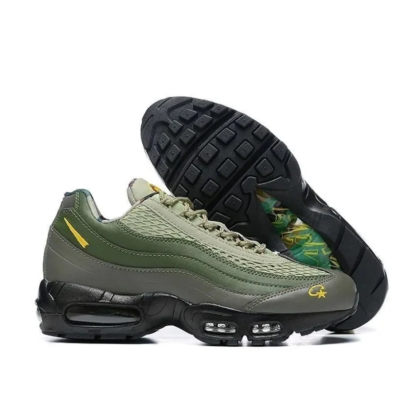 Nike Air Max 95 Olive Green Yellow Sneakers