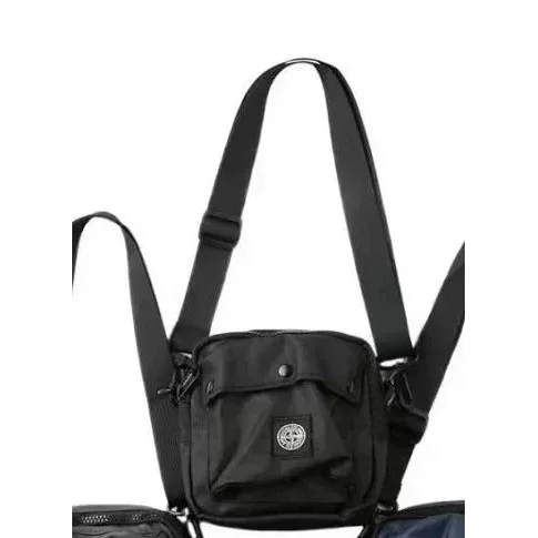 Stone Island Stone Island 68-15 Black Crossbody Bag Black