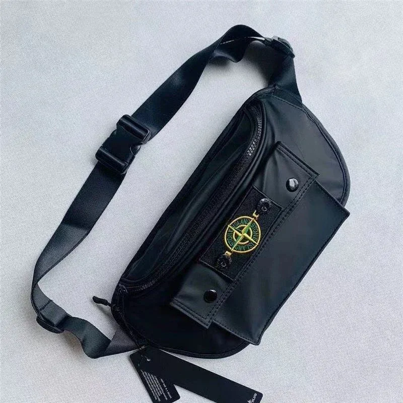 Stone Island 68-15 Black Belt Bag