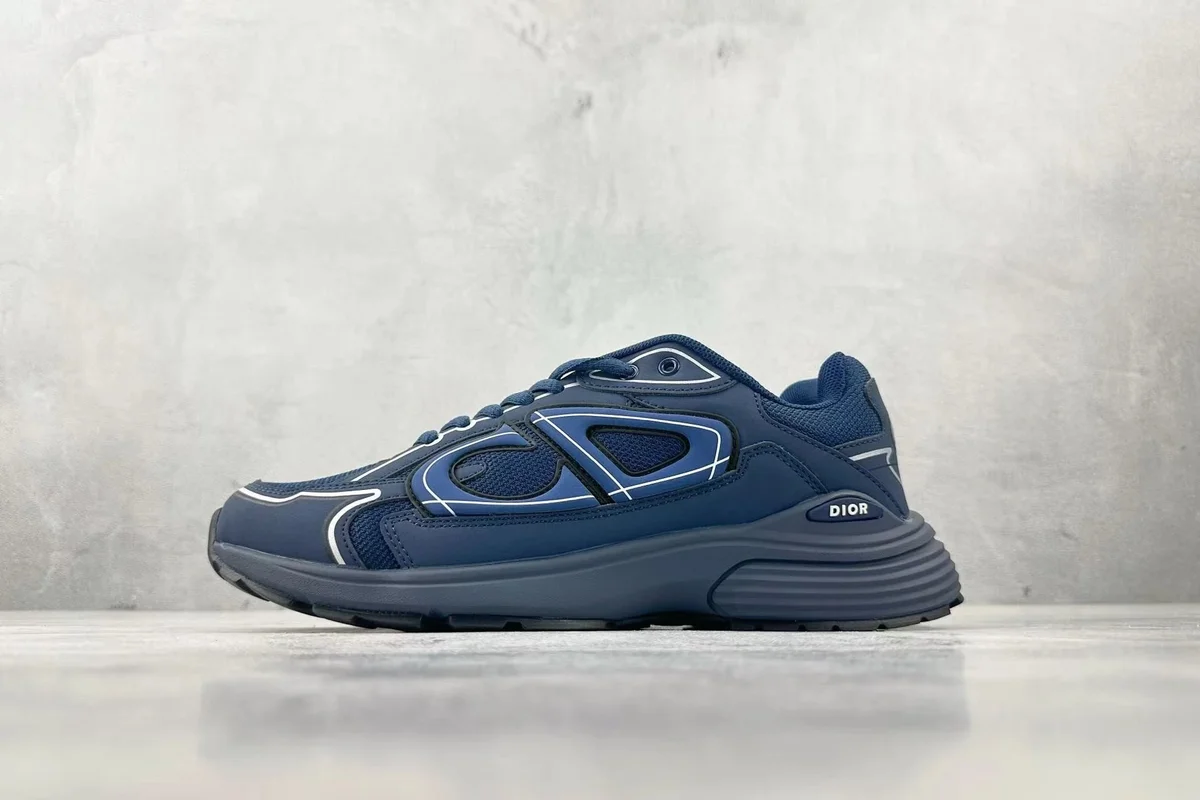 Dior Dior Book Tote Navy Blue Sneakers