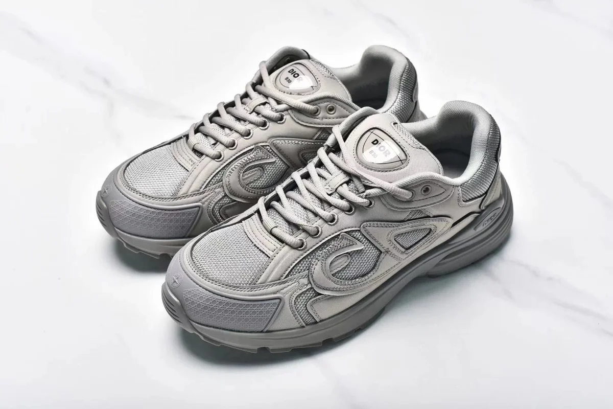 Dior Lady Dior B30 Grey Sneakers