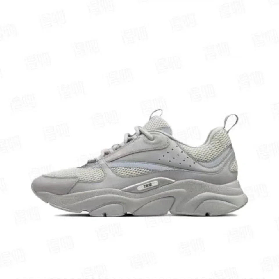 Dior Air Force 1 Light Grey Sneakers