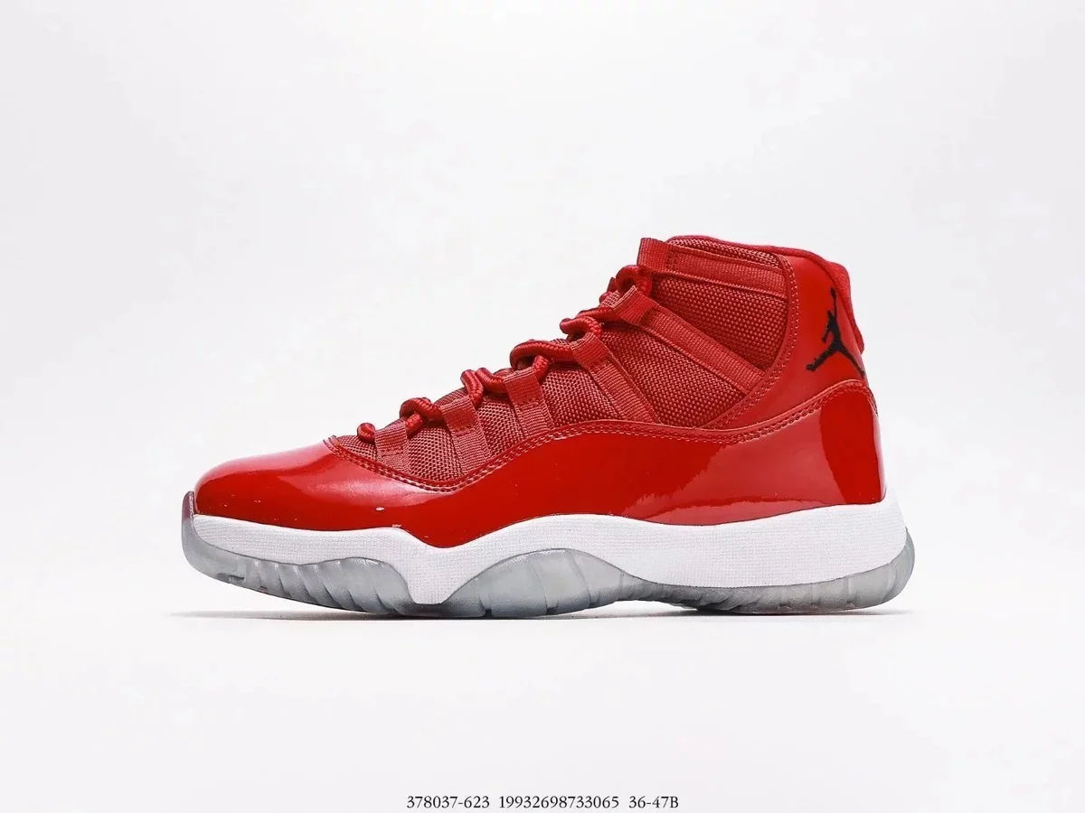 Nike Air Jordan 11 Gym Red High Top Sneakers