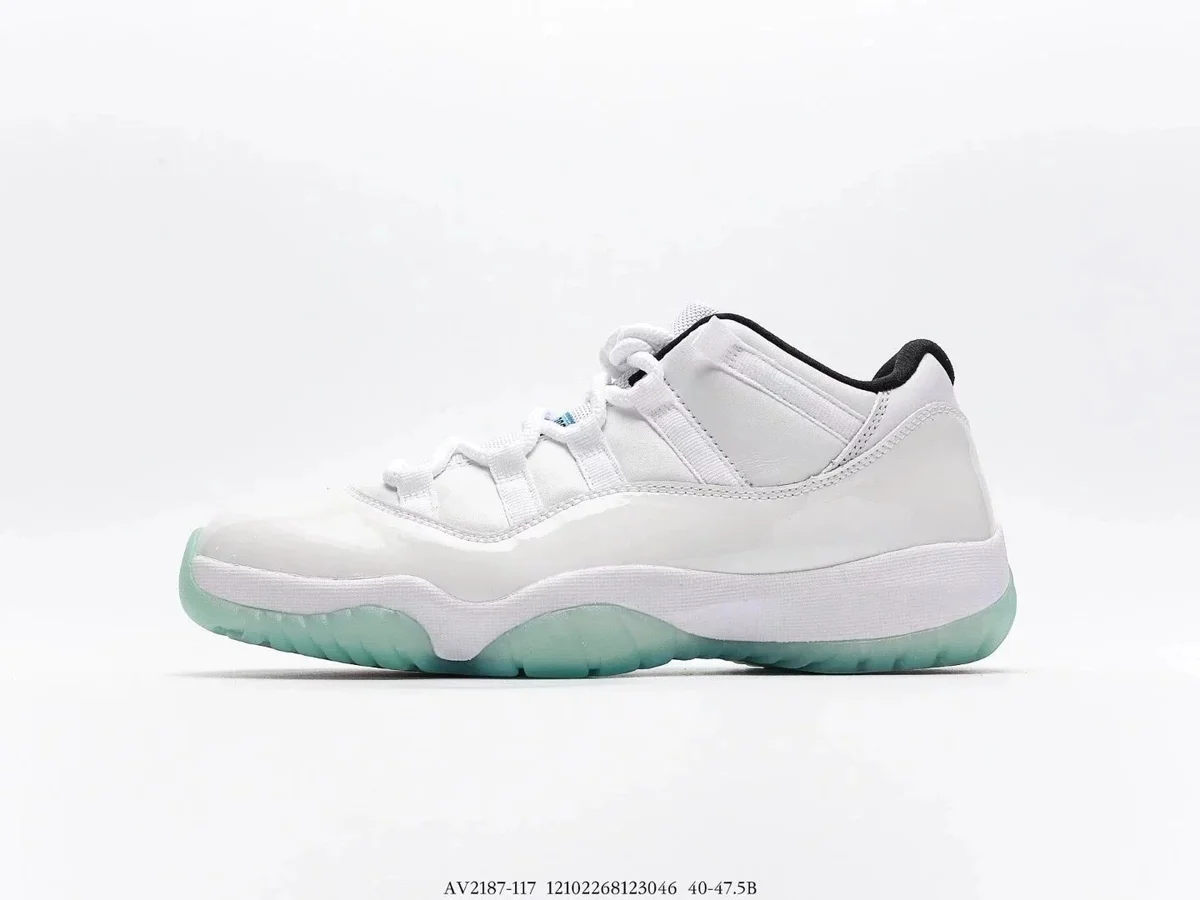 Nike Air Jordan 11 Low '07 Legend White Ice Green Sneakers