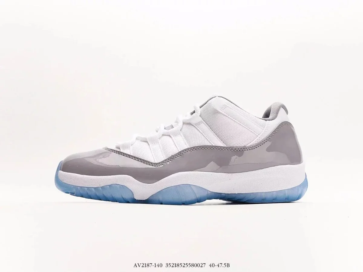 Nike Air Jordan 11 Low Cool Grey Sail Sneakers