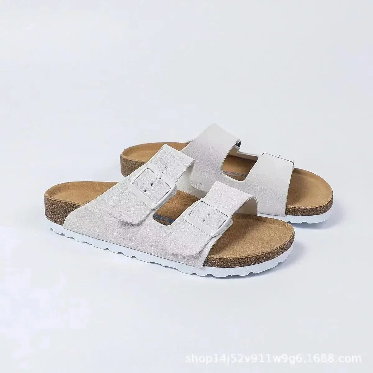 Birkenstock Arizona Grey Suede Sandals
