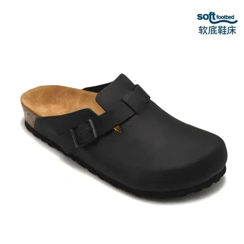 Birkenstock Arizona Black Leather Sandals