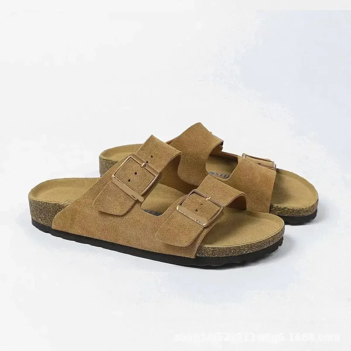 Birkenstock Arizona Brown Suede Sandals