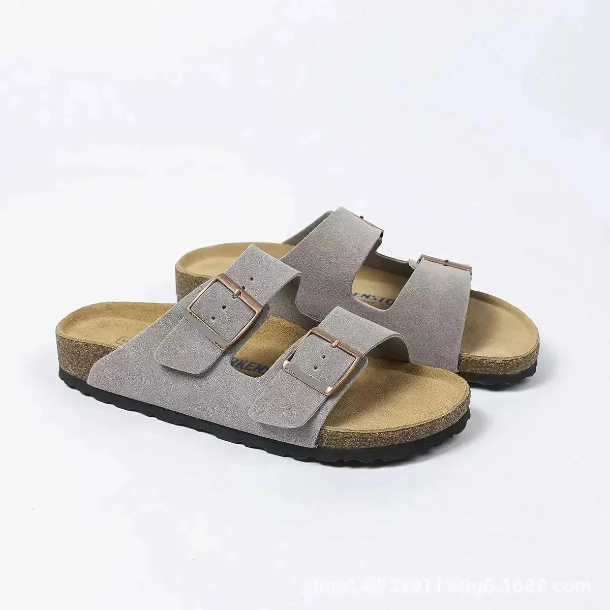 Birkenstock Arizona OG Style 36 Grey Suede Sandals