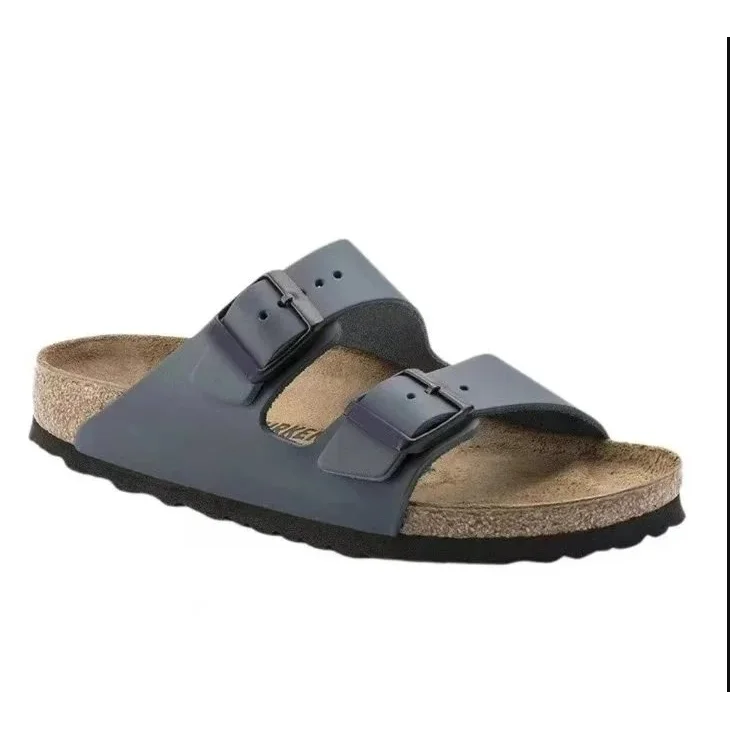 Birkenstock Arizona Dark Blue Leather Sandals