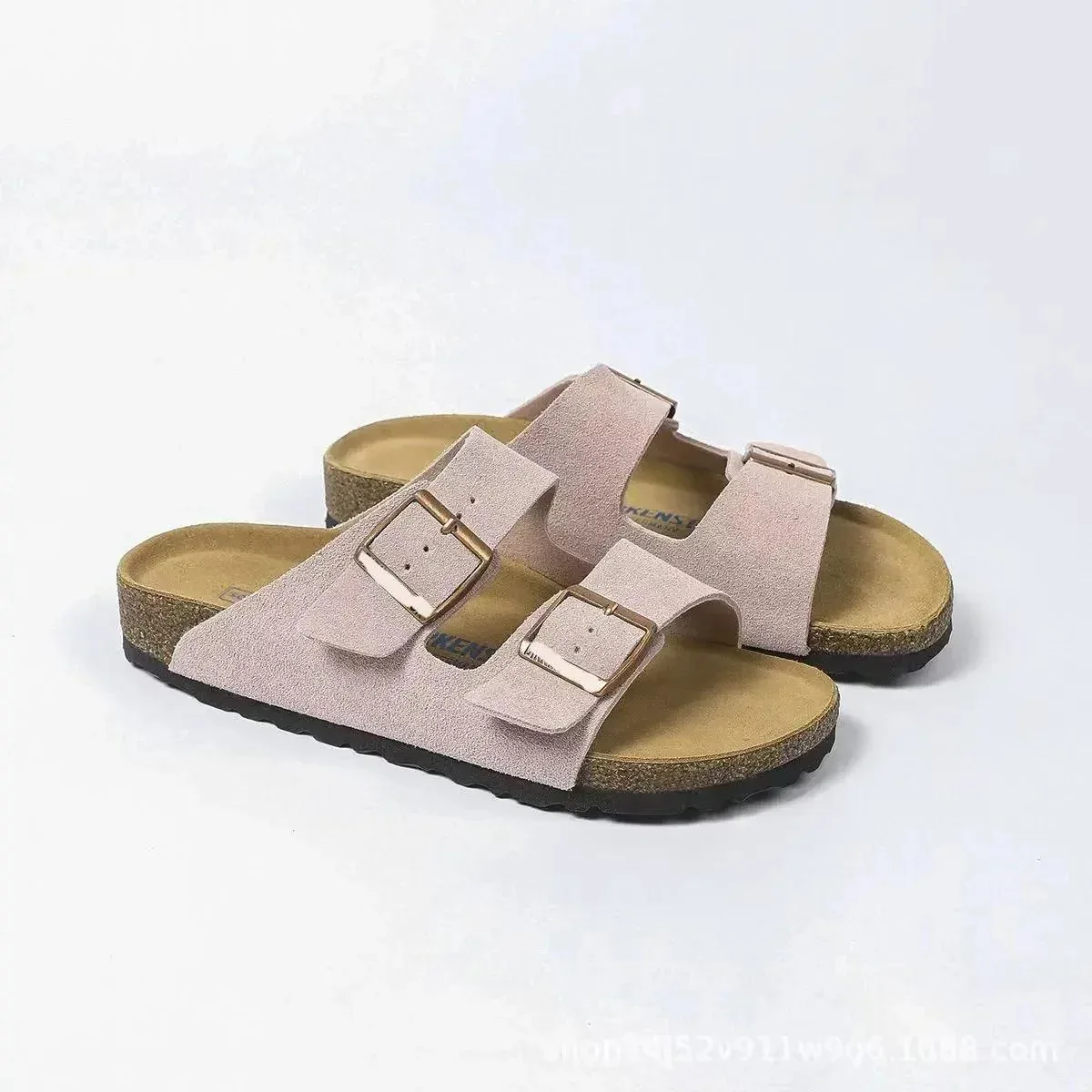 Birkenstock Arizona Pink Suede Sandals