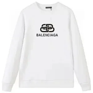 Balenciaga BB Logo White Sweatshirt