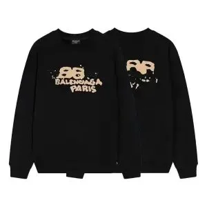 Balenciaga '66 Paris' Black Sweatshirt