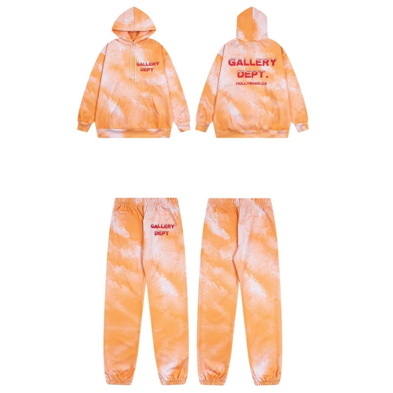 Gallery Dept. Art That Kills Orange Tie-Dye Tracksuit