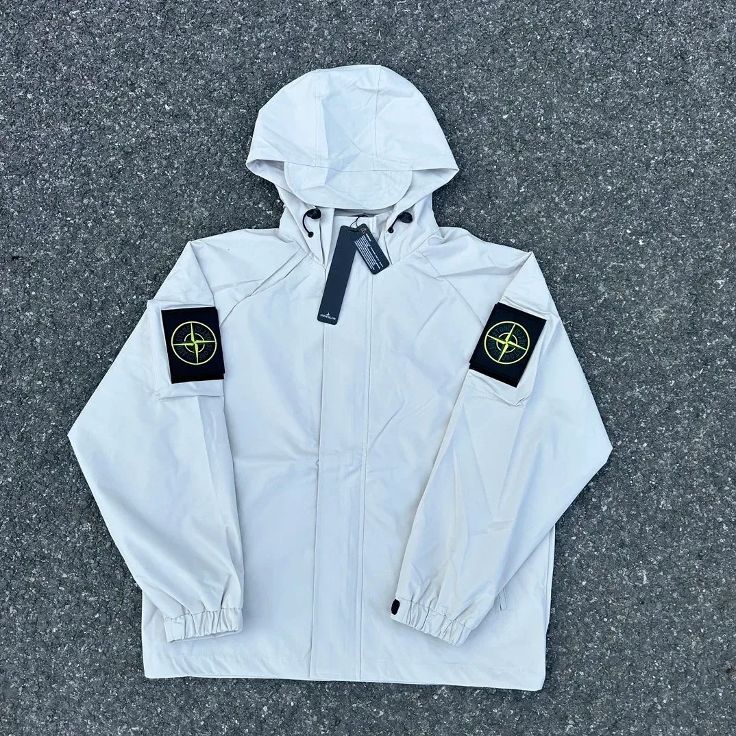 Stone Island 68-15 White Hooded Jacket