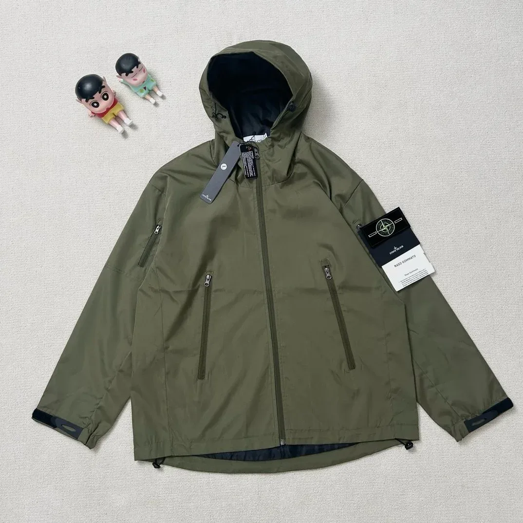 Stone Island Shadow Project Raso Gommato Olive Jacket