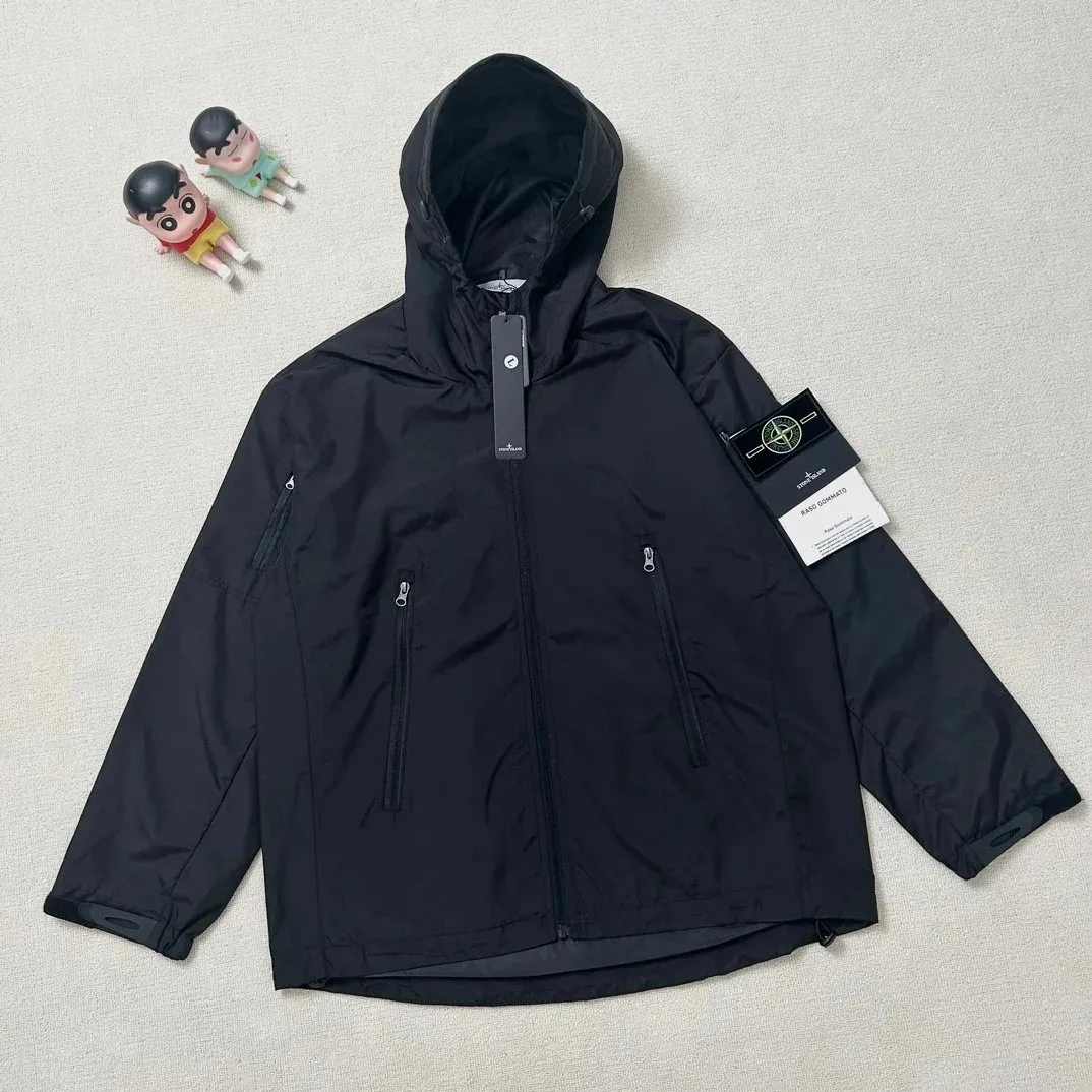 Stone Island 68-15 Black Hooded Jacket
