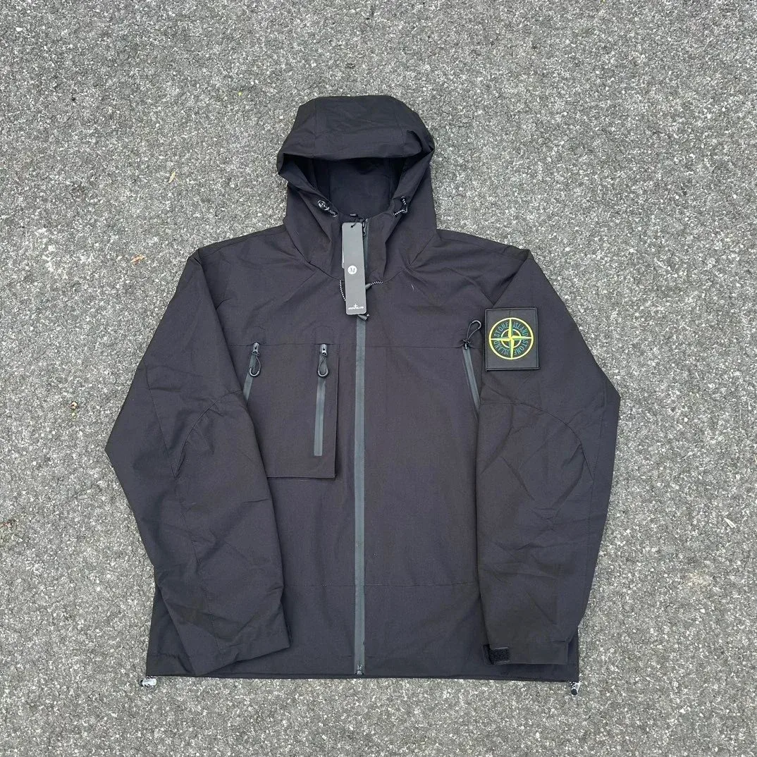 Stone Island 68-15 Black Hooded Jacket