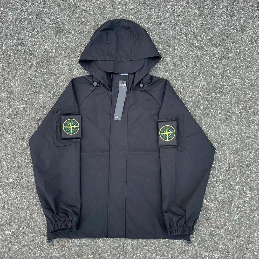 Stone Island 68-15 Black Hooded Jacket