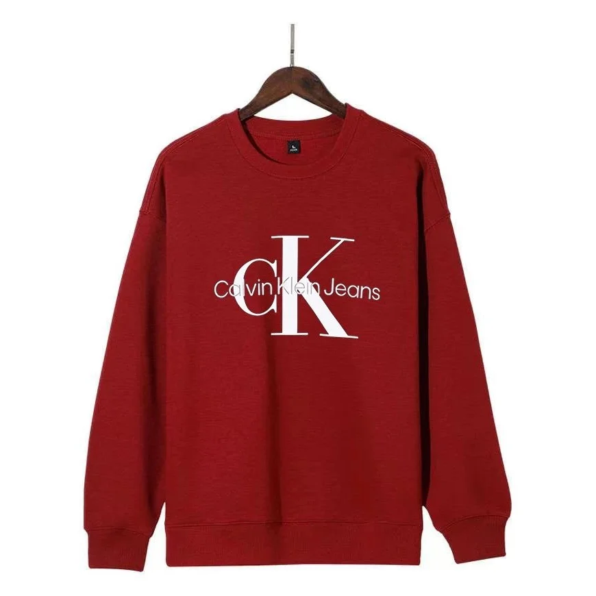 Calvin Klein Jeans CK Logo Red Sweatshirt