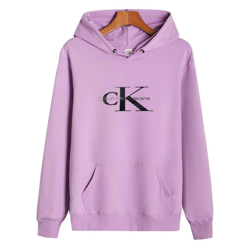 Calvin Klein Jeans CK Logo Lavender Hoodie
