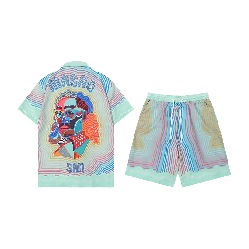 Unknown Masao San Colorful Graphic Set