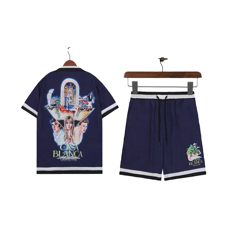 Casa Blanca Grand Prix Co-ord Set Navy Blue