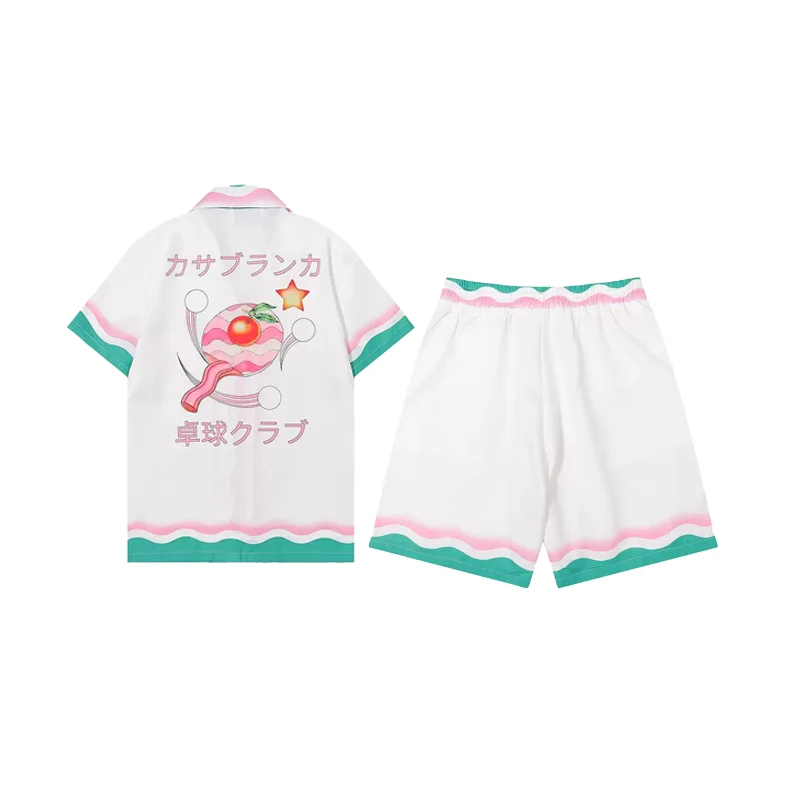 Unisex White & Pink Tennis Club Set