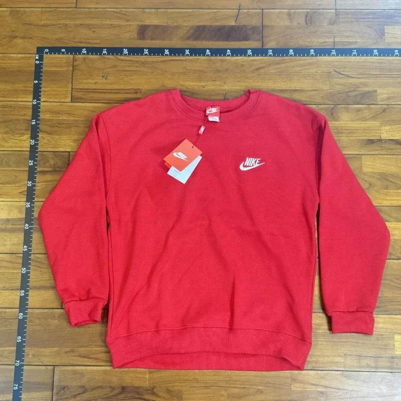 Nike Red Essential Crewneck Sweatshirt
