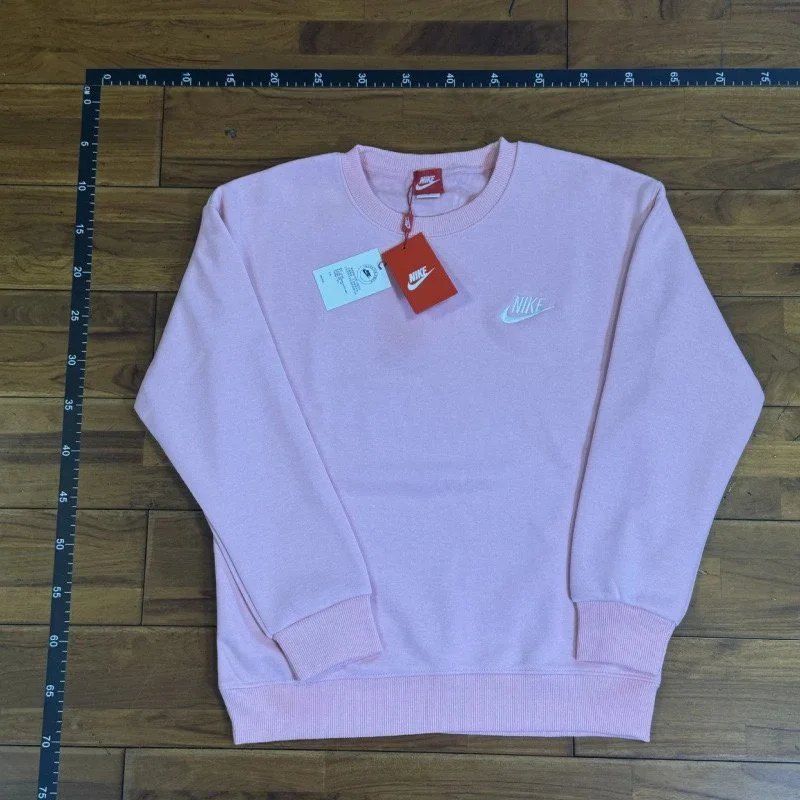 Nike Crewneck Sweatshirt Pink Solid Top