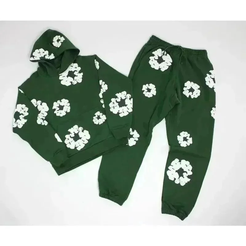 A Bathing Ape BAPE STA Green White Popcorn Tracksuit