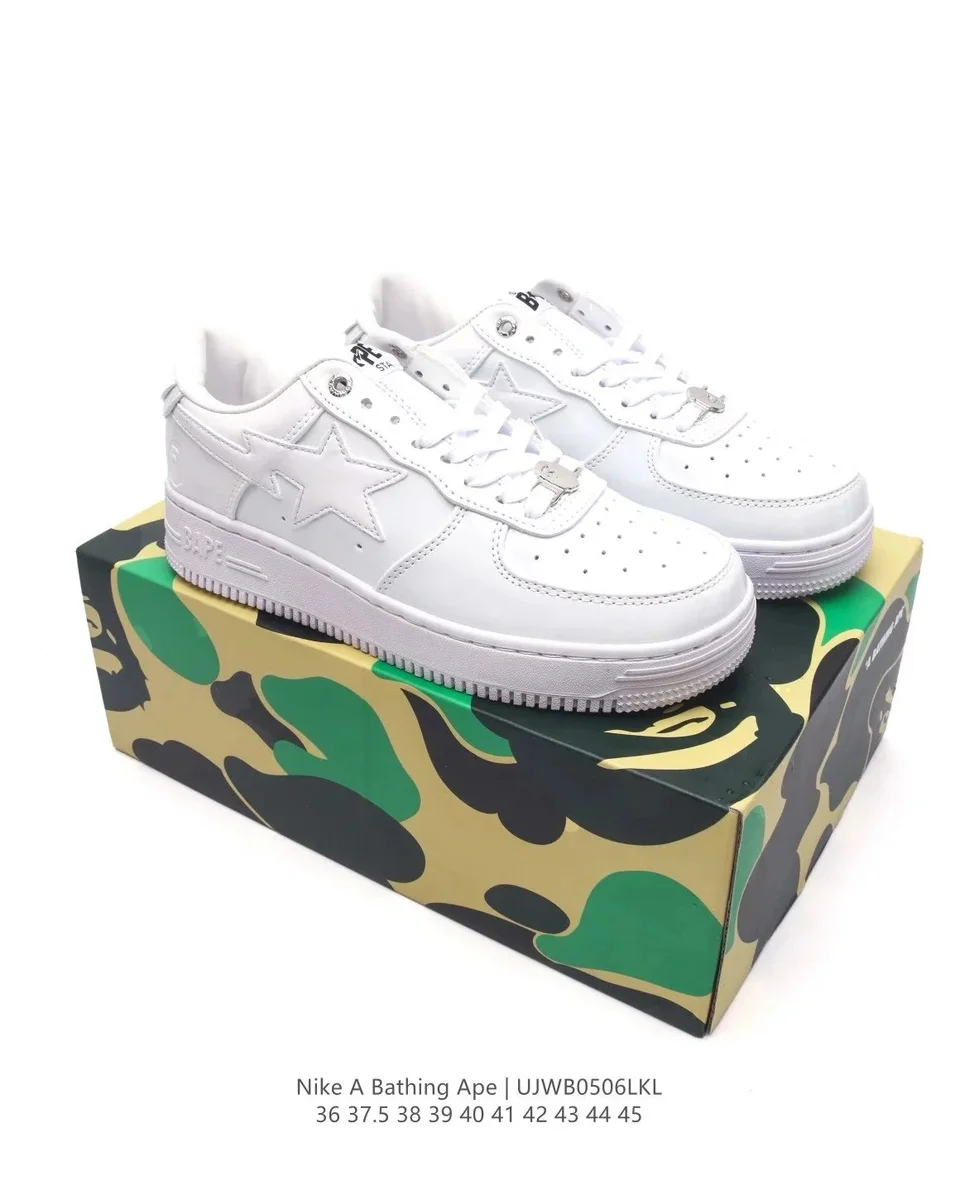 A Bathing Ape BAPE STA White Sneakers