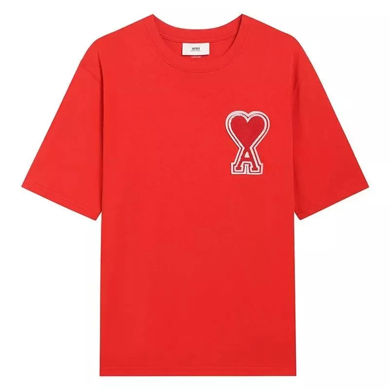 Ami Red Heart Logo T-Shirt