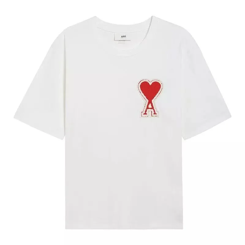 AMI Ami de Coeur White Heart T-Shirt