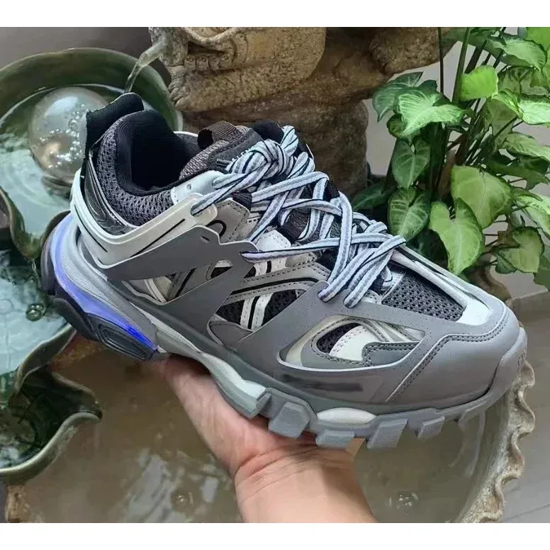 Balenciaga Track.3.0 Triple Grey LED Sneakers