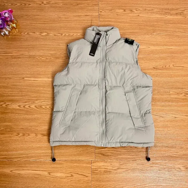 Stone Island 68-15 Beige Puffer Vest