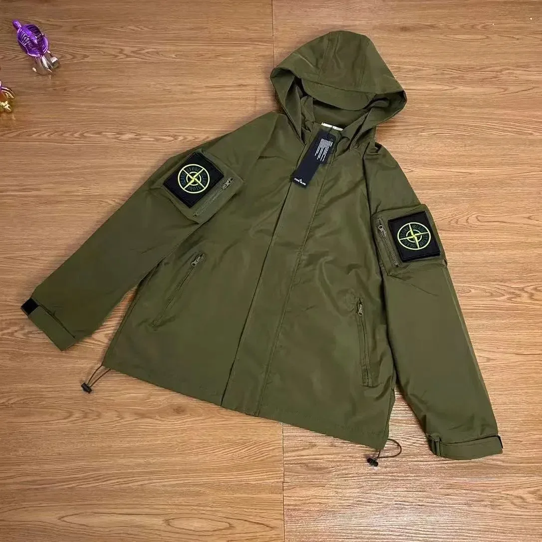 Stone Island 68-15 Green Hooded Parka