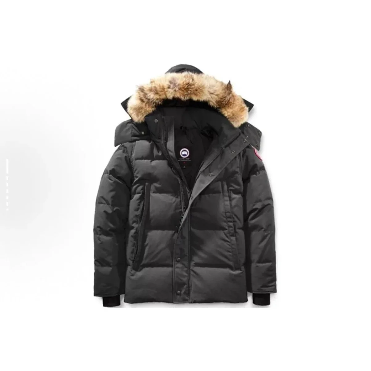 Canada Goose Expedition Black Parka with Fur Hood